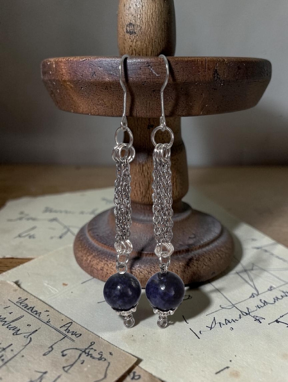 Handcrafted One Of A Kind Dangle Earrings